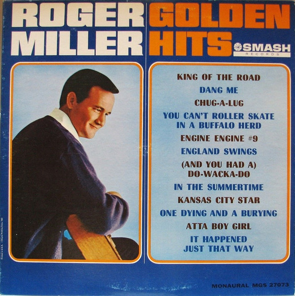 Roger Miller - Golden Hits (LP, Comp, Mono, Ric)