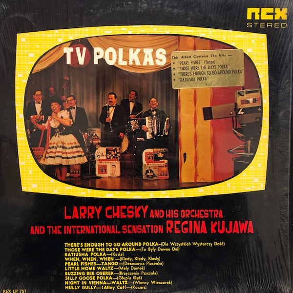 Larry Chesky And His Orchestra - TV Polkas (LP, Album, Red)