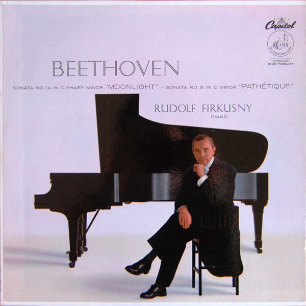 Beethoven* - Rudolf Firkusny* - Sonata No. 14 In C Sharp Minor "Moonlight" / Sonata No. 8 In C Minor "Pathétique" (LP, Mono)