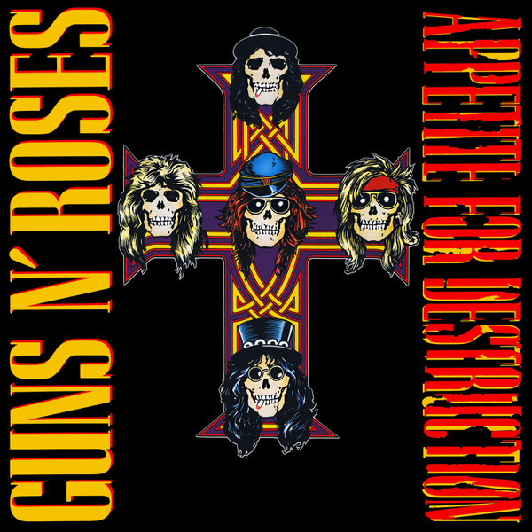 Guns N' Roses - Appetite For Destruction (LP, Album, Cro)