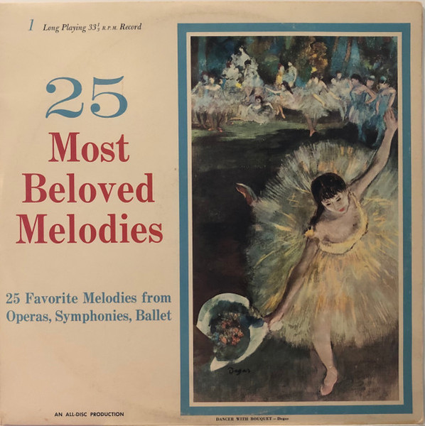 Various - 25 Most Beloved Melodies (LP, Comp, RE)_4027639018