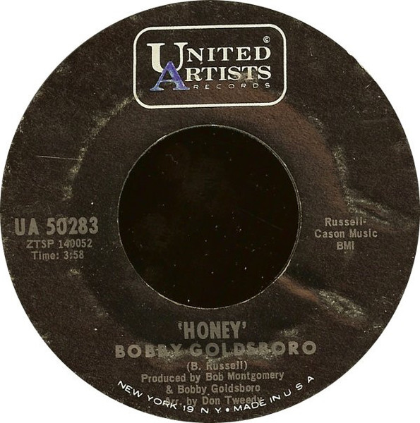 Bobby Goldsboro - Honey (7", Single, She)