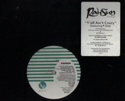RahSun - Y'all Ain't Crazy (12", Promo)