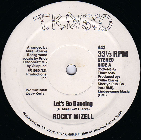 Rocky Mizell - Let's Go Dancing (12", Promo)
