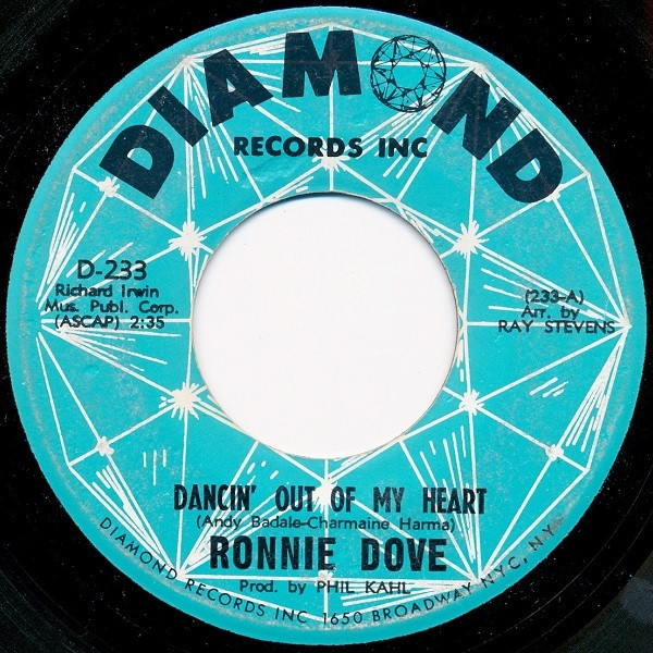 Ronnie Dove - Dancin' Out Of My Heart (7")
