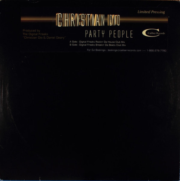 Christian Dio - Party People (12", Ltd, Promo)