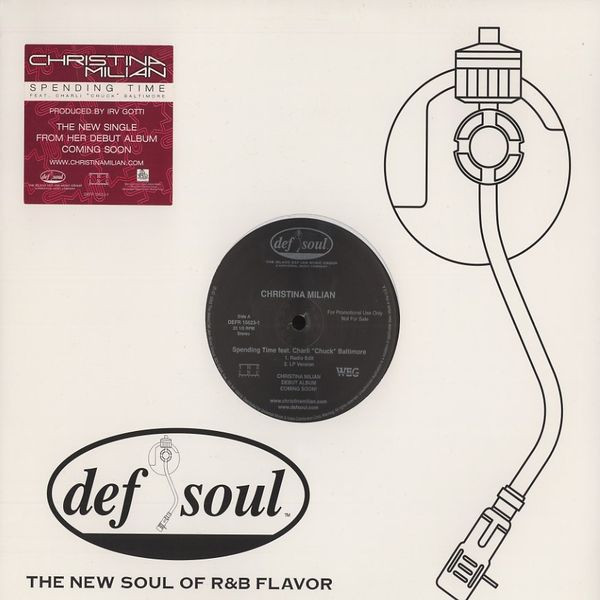 Christina Milian Feat. Charli "Chuck" Baltimore* - Spending Time (12", Single, Promo)