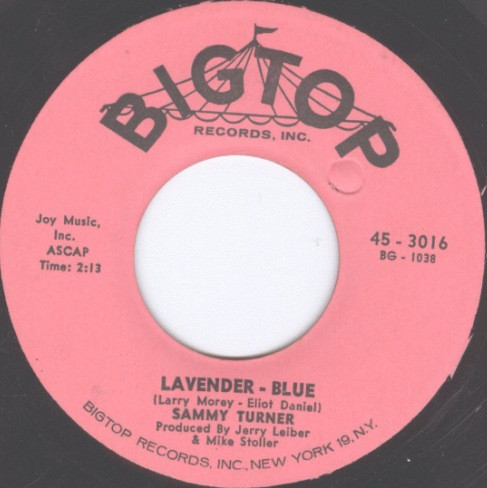 Sammy Turner - Lavender - Blue / Wrapped Up In A Dream (7")
