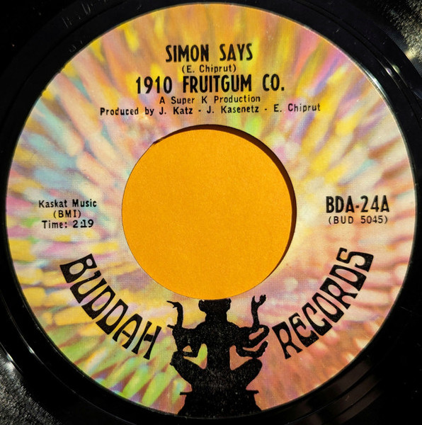 1910 Fruitgum Co.* - Simon Says (7", Single, Mono, Styrene, Pit)