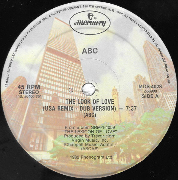 ABC - The Look Of Love (USA Remix - Dub Version) (12", 53)