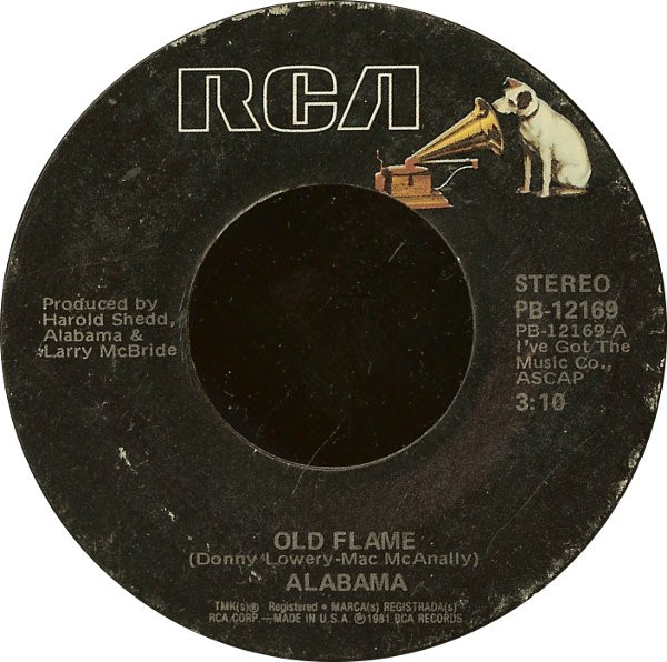 Alabama - Old Flame / I'm Stoned (7")