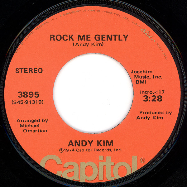 Andy Kim - Rock Me Gently (7", Single, Win)