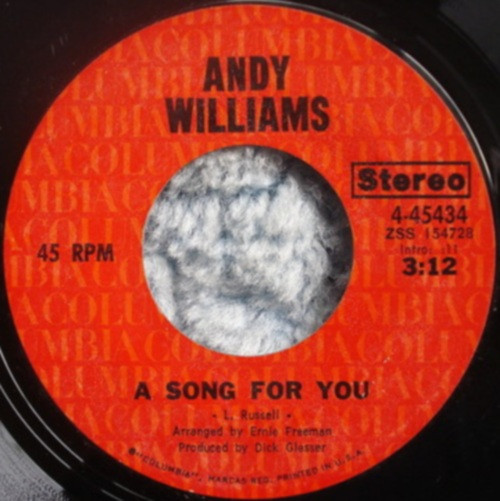 Andy Williams - A Song For You / You've Got A Friend (7", Single)