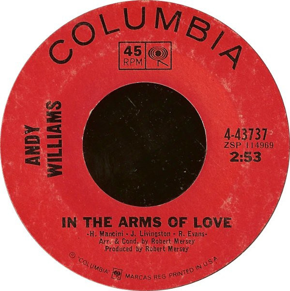 Andy Williams - In The Arms Of Love (7")