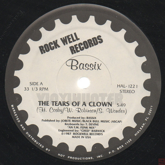 Bassix - The Tears Of A Clown (12")