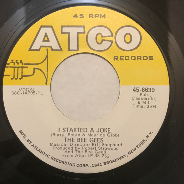 The Bee Gees* - I Started A Joke (7", Single, PL)