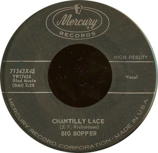 Big Bopper - Chantilly Lace / Purple People Eater Meets Witch Doctor (7", Single)
