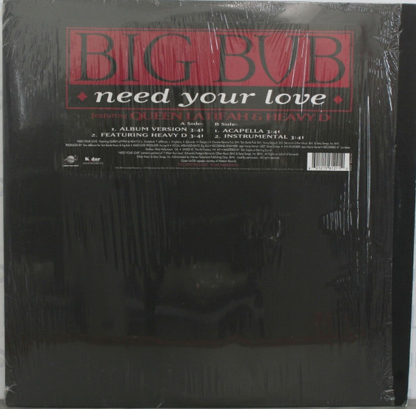 Big Bub - Need Your Love (12")