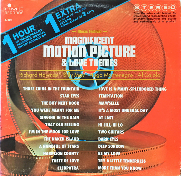 Billy May, Al Caiola, Hugo Montenegro, Richard Hayman - Magnificent Motion Picture & Love Themes (LP, Comp)