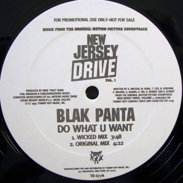 Blak Panta - Do What U Want (12", Promo)