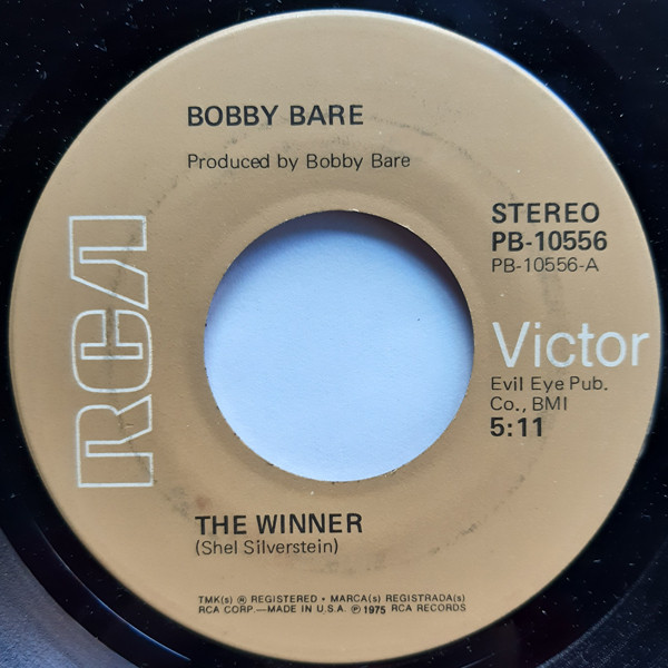 Bobby Bare - The Winner (7", Single, Ind)