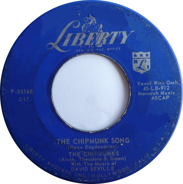The Chipmunks - The Chipmunk Song (7", Single, Mono, Roy)