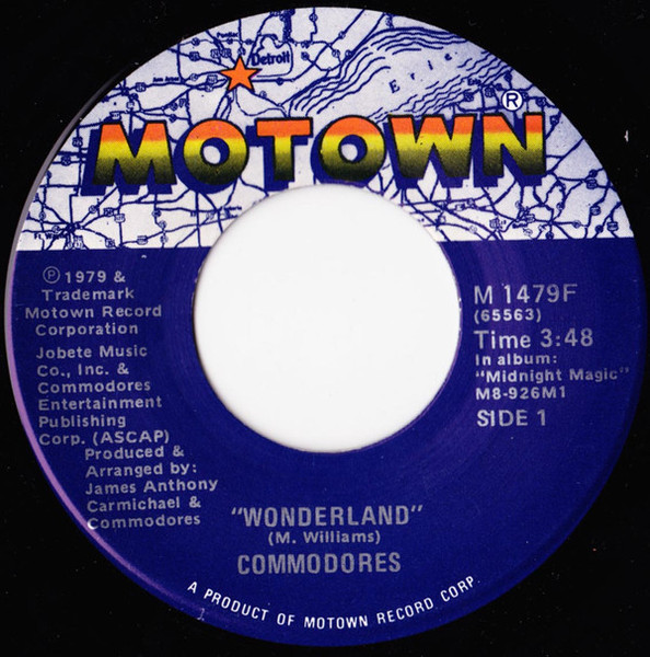 Commodores - Wonderland (7", Single)
