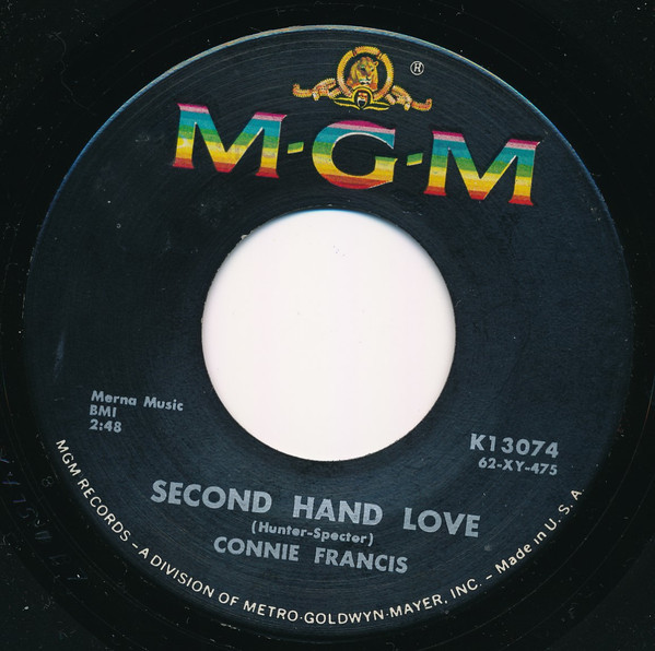 Connie Francis - Second Hand Love / Gonna Git That Man (7", Single)