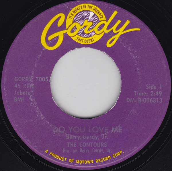 The Contours - Do You Love Me / Move, Mr. Man (7", Single, ARP)