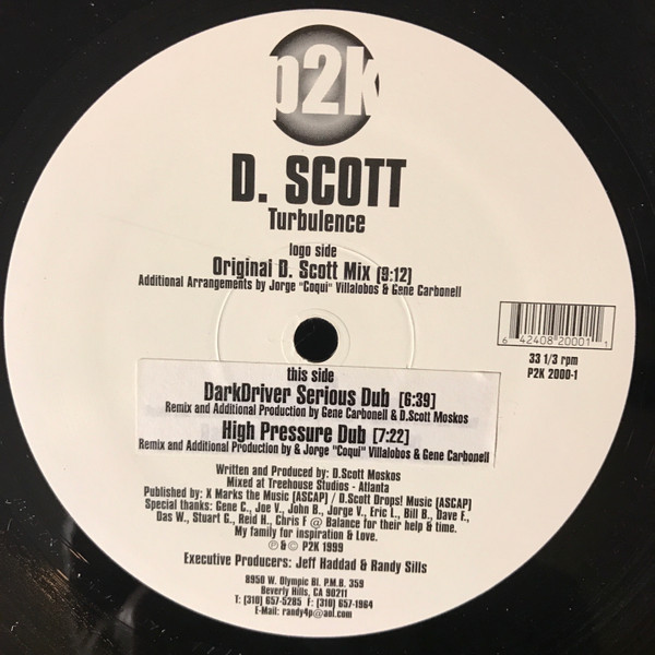 D. Scott - Turbulence (12")