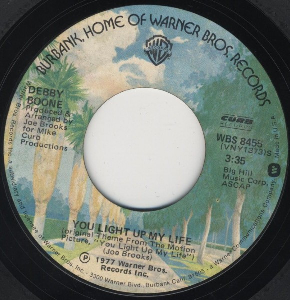 Debby Boone - You Light Up My Life (7", Single, She)