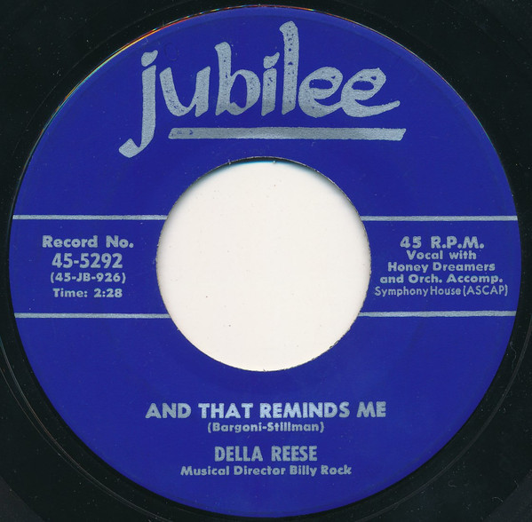 Della Reese - And That Reminds Me / I Cried For You (7", Single)