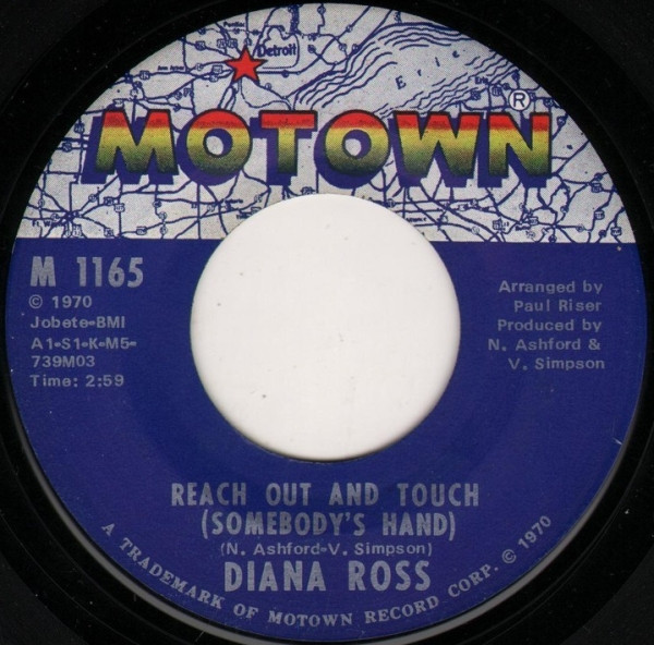 Diana Ross - Reach Out And Touch (Somebody's Hand) (7", Single, ARP)