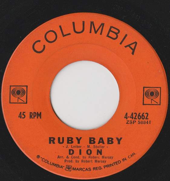 Dion (3) - Ruby Baby (7", Single)