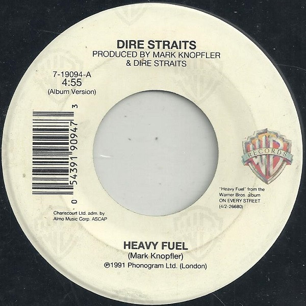 Dire Straits - Heavy Fuel (7", Single)