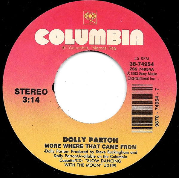 Dolly Parton - More Where That Came From / I'll Make Your Bed (7")