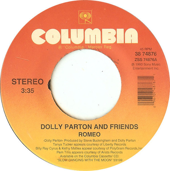 Dolly Parton - Romeo (7", Single)
