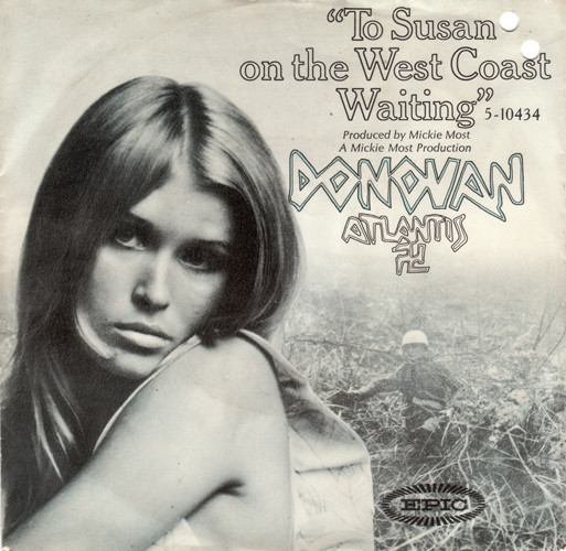 Donovan - To Susan On The West Coast Waiting / Atlantis (7", Single, Mono, Styrene, Ter)