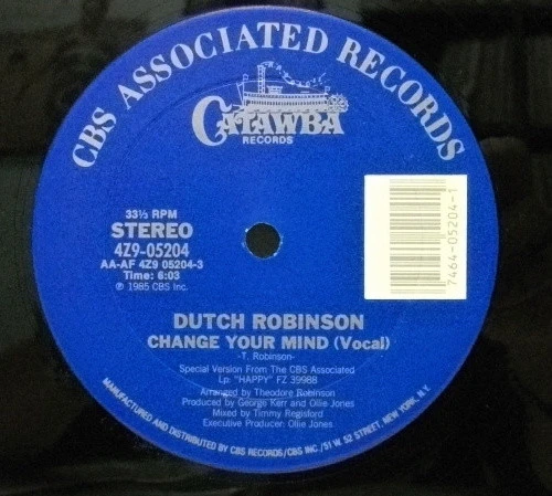 Dutch Robinson - Change Your Mind (12")