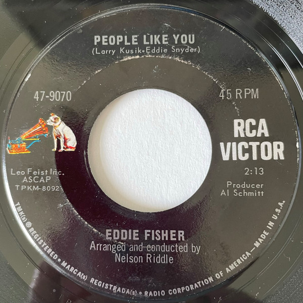 Eddie Fisher - People Like You (7", Single)