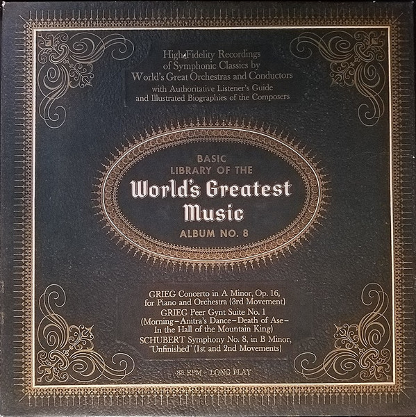 Grieg*, Schubert* - Basic Library Of The World's Greatest Music - Album No. 8 (LP + Box)