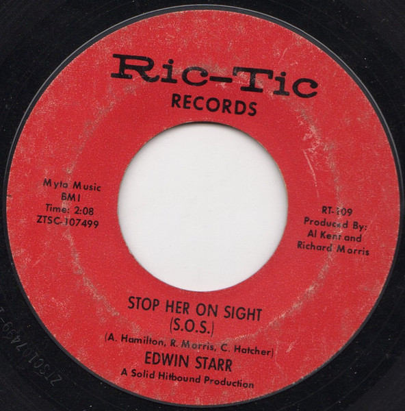 Edwin Starr - Stop Her On Sight (S.O.S.) (7", Single, Mono, Pit)