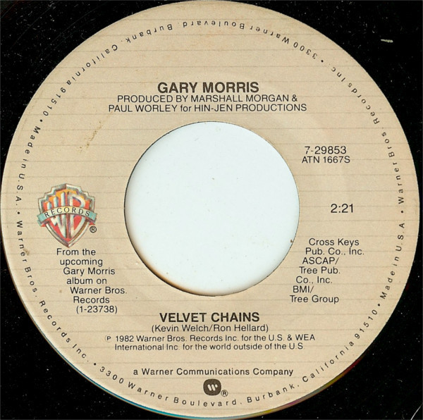 Gary Morris - Velvet Chains (7", Single)
