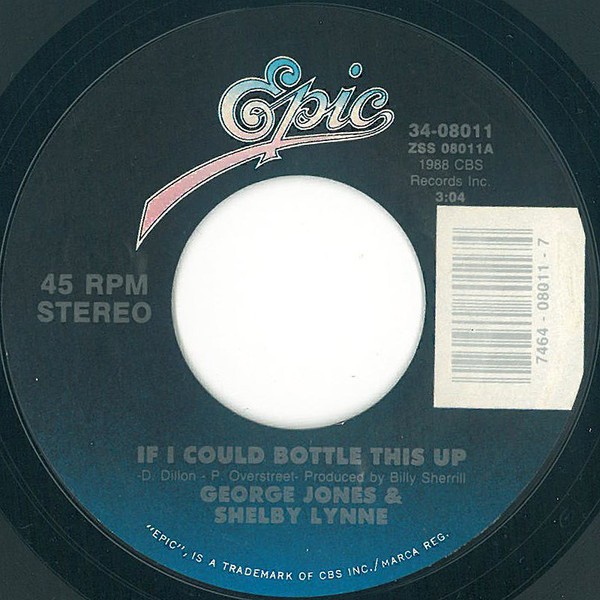 George Jones (2) & Shelby Lynne - If I Could Bottle This Up (7", Single)