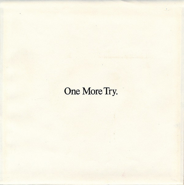 George Michael - One More Try (7", Single, Styrene, Car)