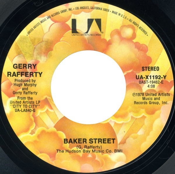 Gerry Rafferty - Baker Street (7", Single, Styrene, All)