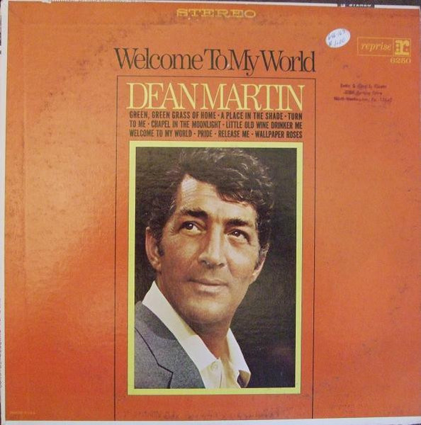 Dean Martin - Welcome To My World (LP, Album, RE, Ind)
