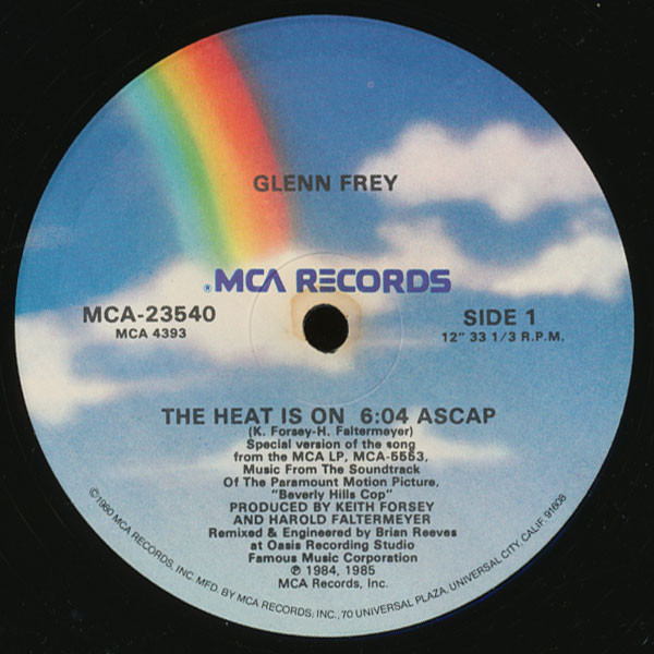 Glenn Frey - The Heat Is On (12")