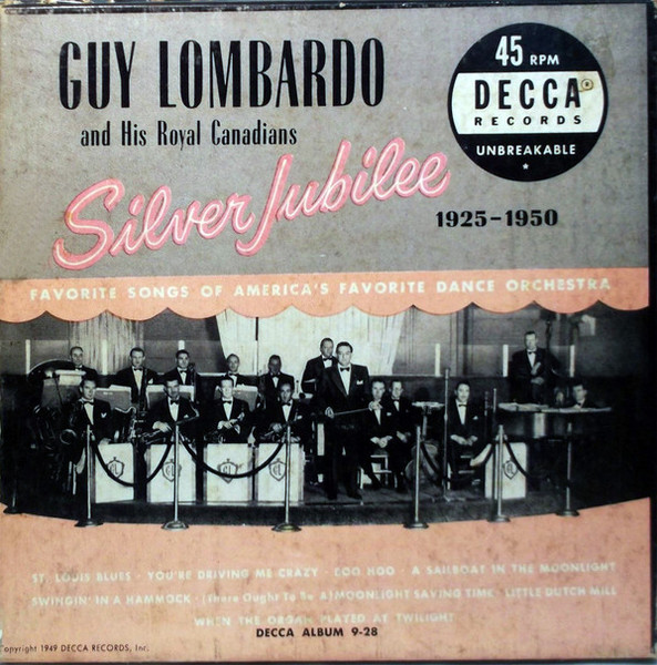 Guy Lombardo And His Royal Canadians - Silver Jubilee 1925-1950 (4x7", Album + Box)