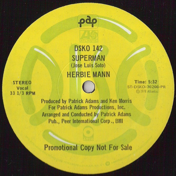 Herbie Mann - Superman (12", Promo)